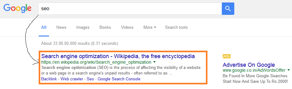 search seo in google - wikipedia