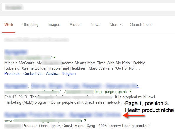 Google Search Results