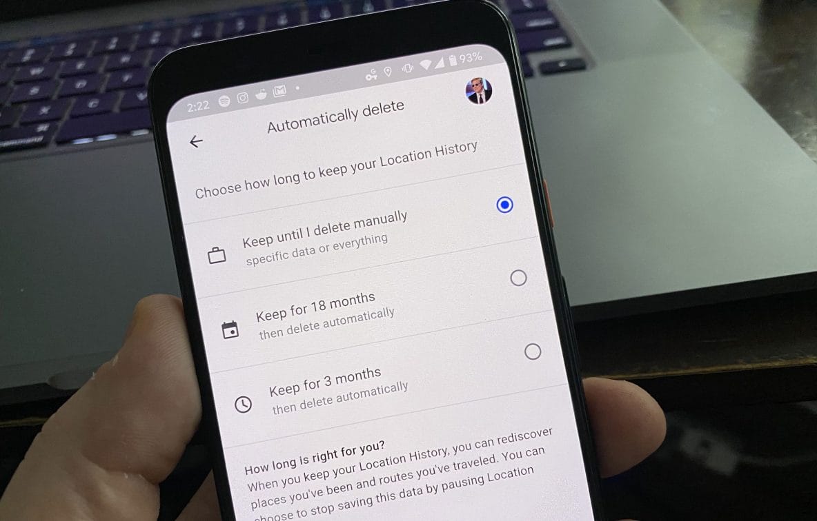 CNBC Tech: Google Maps timeline delete